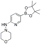 2-(MORPHOLIN-4-YLAMINO)PYRIDINE-5-BORONIC ACID PINACOL ESTER Struktur