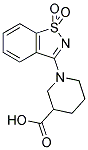 1-(1,1-DIOXIDO-1,2-BENZISOTHIAZOL-3-YL)PIPERIDINE-3-CARBOXYLIC ACID Struktur