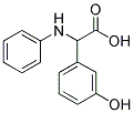 (3-HYDROXY-PHENYL)-PHENYLAMINO-ACETIC ACID Struktur