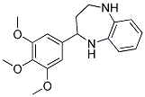 2-(3,4,5-TRIMETHOXY-PHENYL)-2,3,4,5-TETRAHYDRO-1H-BENZO[B][1,4]DIAZEPINE Struktur