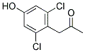 2,6-DICHLORO-4-HYDROXYPHENYLACETONE Struktur