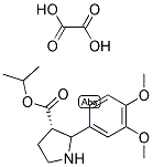 ISOPROPYL (3S)-2-(3,4-DIMETHOXYPHENYL)-3-PYRROLIDINECARBOXYLATE OXALATE Struktur