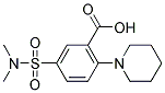 5-[(DIMETHYLAMINO)SULFONYL]-2-PIPERIDIN-1-YLBENZOIC ACID Struktur