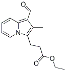 ETHYL 3-(1-FORMYL-2-METHYLINDOLIZIN-3-YL)PROPANOATE Struktur