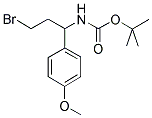 TERT-BUTYL 3-BROMO-1-(4-METHOXYPHENYL)PROPYLCARBAMATE Struktur