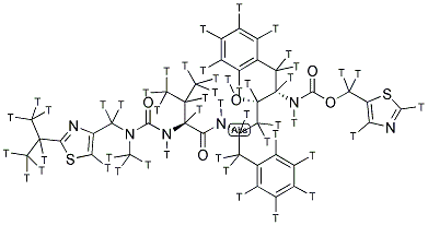 RITONAVIR [3H(G)] Struktur