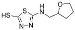 5-[(TETRAHYDROFURAN-2-YLMETHYL)AMINO]-1,3,4-THIADIAZOLE-2-THIOL Struktur