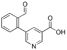 5-(2-FORMYLPHENYL)NICOTINIC ACID Struktur