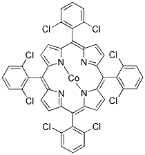 5,10,15,20-TETRAKIS-(2,6-DICHLOROPHENYL)-PORPHYRIN-CO-(II) Struktur