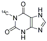 1-METHYLXANTHINE [14C] Struktur