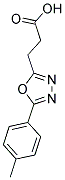 3-[5-(4-METHYLPHENYL)-1,3,4-OXADIAZOL-2-YL]PROPANOIC ACID Struktur