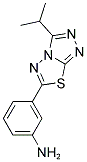 3-(3-ISOPROPYL[1,2,4]TRIAZOLO[3,4-B][1,3,4]THIADIAZOL-6-YL)ANILINE Struktur