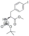 (S)-N-ALPHA-T-BUTYLOXYCARBONYL-4-IODOPHENYLALANINE METHYL ESTER Struktur