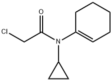 2-CHLORO-N-CYCLOHEX-1-EN-1-YL-N-CYCLOPROPYLACETAMIDE Struktur