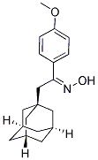 (1Z)-2-(1-ADAMANTYL)-1-(4-METHOXYPHENYL)ETHANONE OXIME Struktur