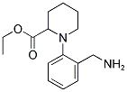 1-(2-AMINOMETHYL-PHENYL)-PIPERIDINE-2-CARBOXYLIC ACID ETHYL ESTER Struktur