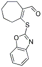 2-(1,3-BENZOXAZOL-2-YLTHIO)CYCLOHEPT-1-ENE-1-CARBALDEHYDE Struktur