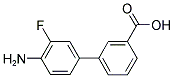 4'-AMINO-3'-FLUORO-BIPHENYL-3-CARBOXYLIC ACID Struktur