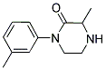 3-METHYL-1-(3-METHYLPHENYL)PIPERAZIN-2-ONE Struktur