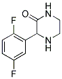 3-(2,5-DIFLUORO-PHENYL)-PIPERAZIN-2-ONE Struktur