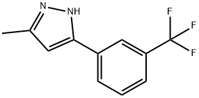 5-METHYL-3-[3-(TRIFLUOROMETHYL)PHENYL]-1H-PYRAZOLE Struktur