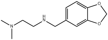 N'-BENZO[1,3]DIOXOL-5-YLMETHYL-N,N-DIMETHYL-ETHANE-1,2-DIAMINE Struktur