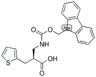 (S)-2-[(9H-FLUOREN-9-YLMETHOXYCARBONYLAMINO)-METHYL]-3-THIOPHEN-2-YL-PROPIONIC ACID Structure