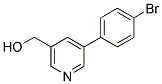 [5-(4-BROMOPHENYL)PYRIDIN-3-YL]METHANOL Struktur