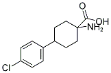 1-AMINO-4-(4-CHLOROPHENYL)CYCLOHEXANECARBOXYLIC ACID Struktur