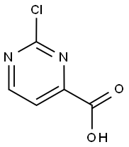 2-CHLORO-PYRIMIDINE-4-CARBOXYLIC ACID Struktur