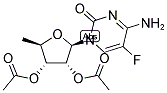 2',3'-DI-O-ACETYL-5'-DEOXY-5-FLUOROCYTIDINE Struktur