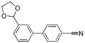 3'-(1,3-DIOXOLAN-2-YL)[1,1'-BIPHENYL]-4-CARBONITRILE Struktur