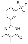 5,6-DIMETHYL-2-(3-TRIFLUOROMETHYL-PHENYL)-3H-PYRIMIDIN-4-ONE Struktur