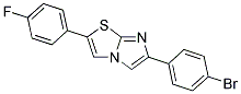 6-(4-BROMOPHENYL)-2-(4-FLUOROPHENYL)IMIDAZO[2,1-B][1,3]THIAZOLE Struktur