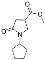 METHYL 1-CYCLOHEXYL-5-OXO-3-PYRROLIDINECARBOXYLATE Struktur