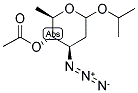 ISOPROPYL 4-O-ACETYL-3-AZIDO-2,3,6-TRI-DEOXY-D-GLUCOPYRANOSIDE Struktur