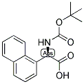 (R)-TERT-BUTOXYCARBONYLAMINO-NAPHTHALEN-1-YL-ACETIC ACID Struktur