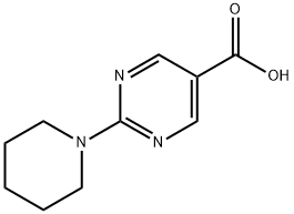 2-PIPERIDIN-1-YL-PYRIMIDINE-5-CARBOXYLIC ACID Struktur