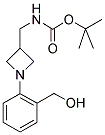 [1-(2-HYDROXYMETHYL-PHENYL)-AZETIDIN-3-YLMETHYL]-CARBAMIC ACID TERT-BUTYL ESTER Struktur