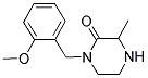 1-(2-METHOXYBENZYL)-3-METHYLPIPERAZIN-2-ONE Struktur