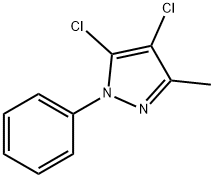 4,5-DICHLORO-3-METHYL-1-PHENYL-1H-PYRAZOLE Struktur