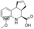 (3AR,4S,9BS)-6-METHOXY-3A,4,5,9B-TETRAHYDRO-3H-CYCLOPENTA[C]QUINOLINE-4-CARBOXYLIC ACID Struktur