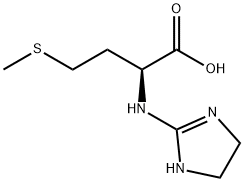 2-(4,5-DIHYDRO-1H-IMIDAZOL-2-YLAMINO)-4-METHYLSULFANYL-BUTYRIC ACID Struktur