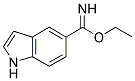 1H-INDOLE-5-CARBOXIMIDIC ACID ETHYL ESTER Struktur