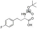 (S)-2-TERT-BUTOXYCARBONYLAMINO-4-(4-FLUORO-PHENYL)-BUTYRIC ACID Struktur