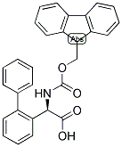 (R)-BIPHENYL-2-YL-[(9H-FLUOREN-9-YLMETHOXYCARBONYLAMINO)]-ACETIC ACID Struktur