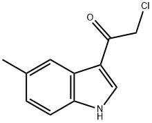 2-CHLORO-1-(5-METHYL-1H-INDOL-3-YL)-ETHANONE Struktur