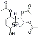 (1S,2R,8R,8AR)-1,2,8-TRIACETOXY-1,2,3,5,8,8A-HEXAHYDRO-5-OXYINDOLIZINE Struktur