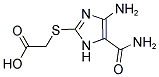 {[4-AMINO-5-(AMINOCARBONYL)-1H-IMIDAZOL-2-YL]THIO}ACETIC ACID Struktur