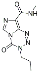 N-METHYL-4-OXO-3-PROPYL-3,4-DIHYDROIMIDAZO[5,1-D][1,2,3,5]TETRAZINE-8-CARBOXAMIDE Struktur